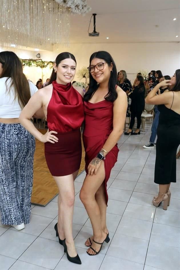 Astrid Zúñiga y Nahomi Rodríguez