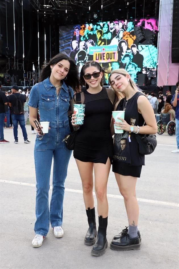 Valeria Aguilar, Monse Quijano y Ivanna Gaya 