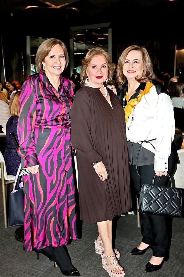 Annette Rojas de Manautou, Norma Casas y Rosa Martha Naranjo