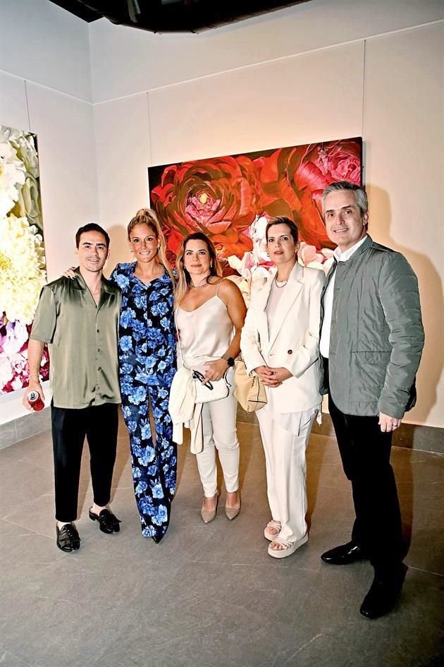 Elías Gochicoa, Susana Goicoechea de Bremer, Bertha Cantú, Vanina González de Sada y Bernardo Sada