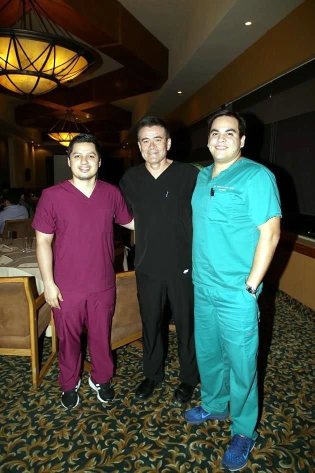 Roberto Ríos, Francisco Merino y Victor Ruiz