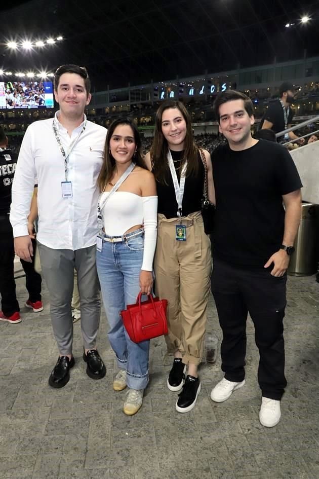 Victor Ferrigno, Susana Garza, Isabella Bardawil y Francisco González