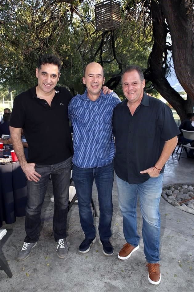 Óscar Cantú, Marcelo Guzmán y Walterio Azuela