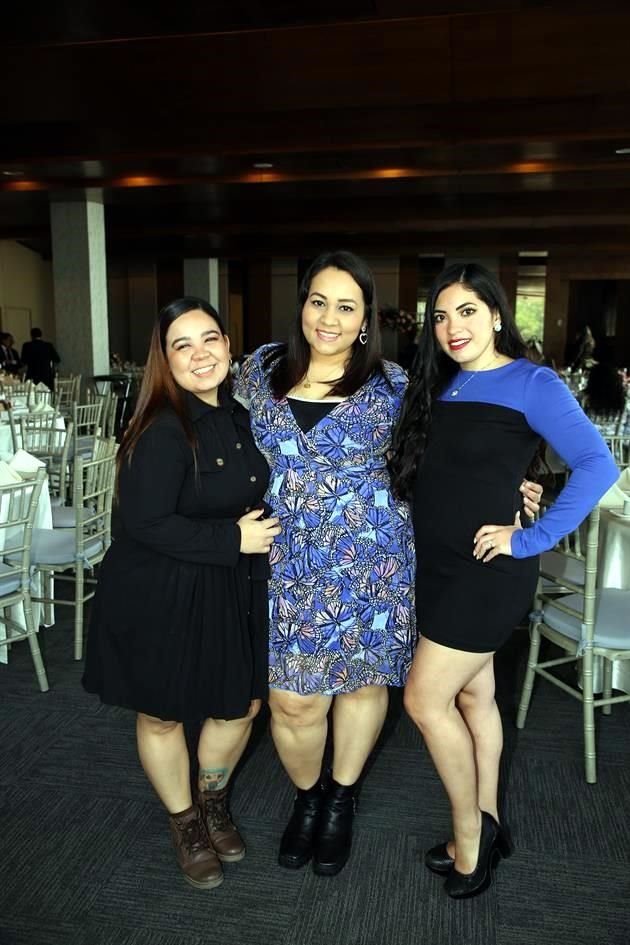 Cynthia Acosta, Judith Acosta y Andrea Villalobos