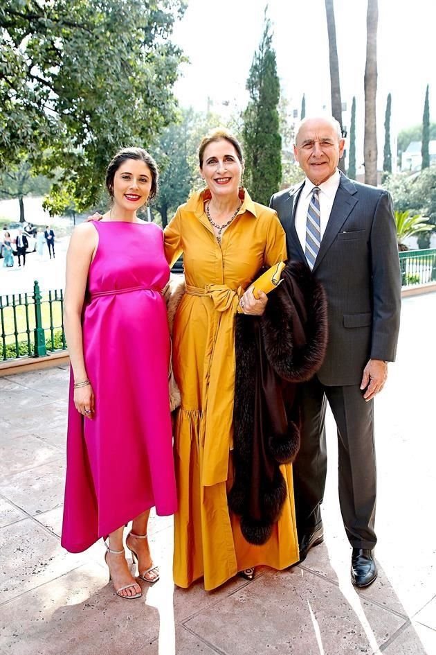 Catalina Padilla, Federica Sada de Padilla y Eduardo Padilla