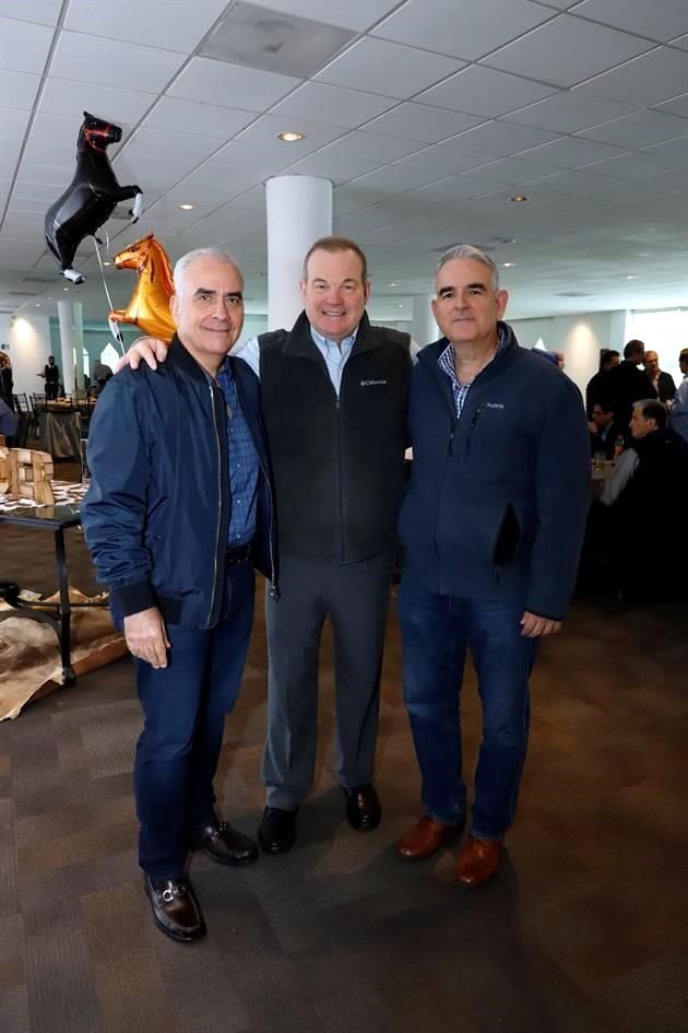 Sergio Livas, Fausto Ibarra y Ricardo de la Garza