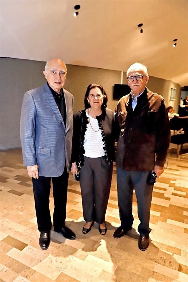 Fernando Canales Clariond, Greta Canseco de Madero y Rodolfo Madero Gómez