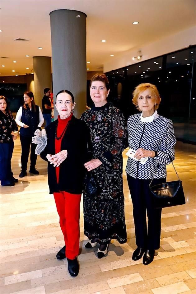 Rosario Zambrano, Ángela Steltzer de Canales y Consuelo Zambrano de Garza