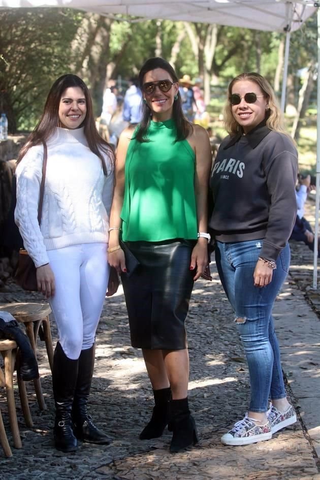 Ana Zaragoza, Paty Gándara y Melissa Romero