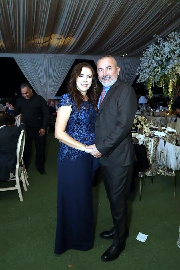 Silvia González y Andrés Correa