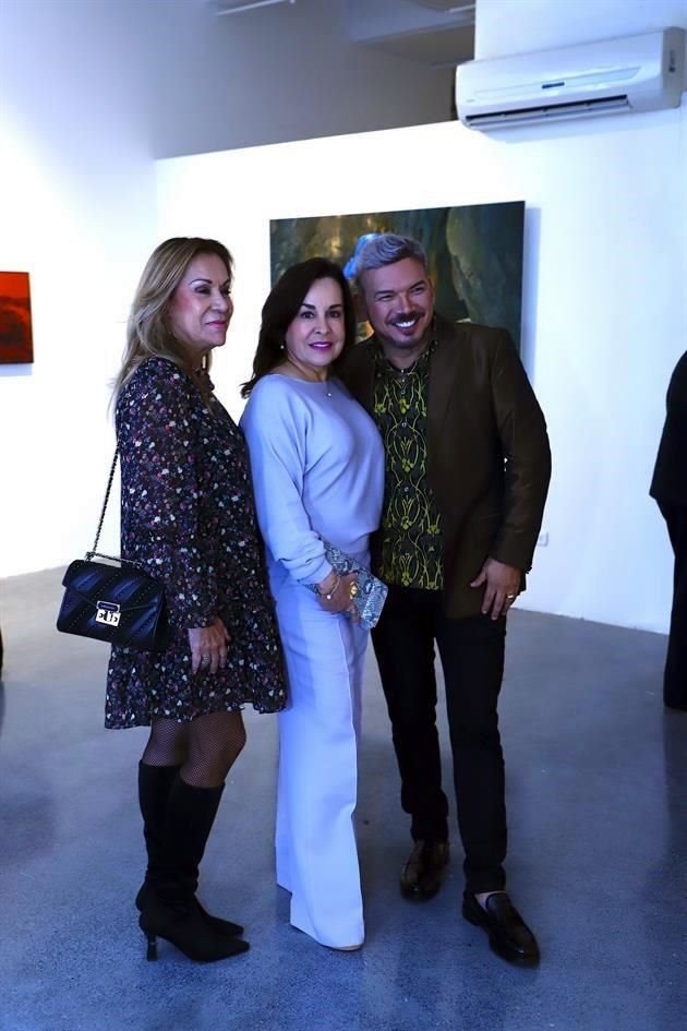 Catalina Farías, Maye Garza Rangel y Alex Artin