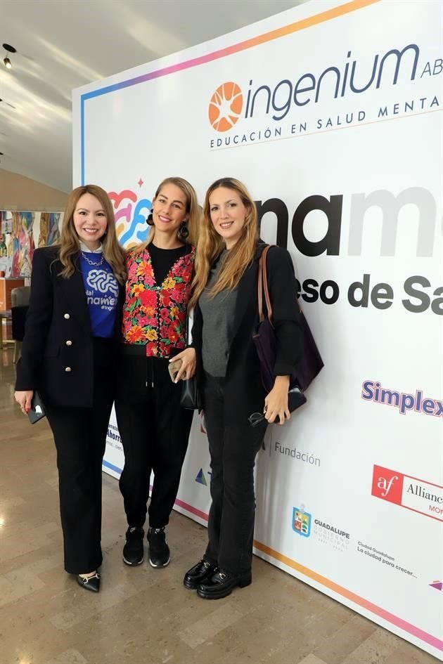 Norma Armenta, Claudia Behard y Daniela Muzza