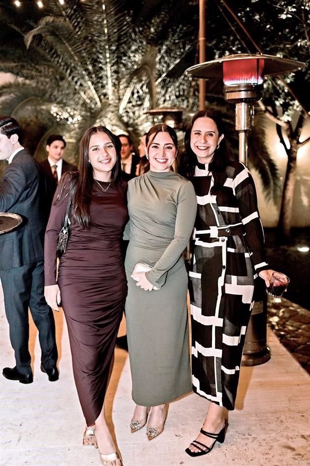 Sofía Canales, Ana Paula Ortiz y Andrea Enríquez