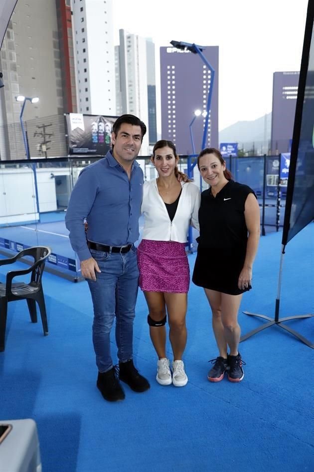 Sergio Garza, Laura Leal y Cecilia Cantú