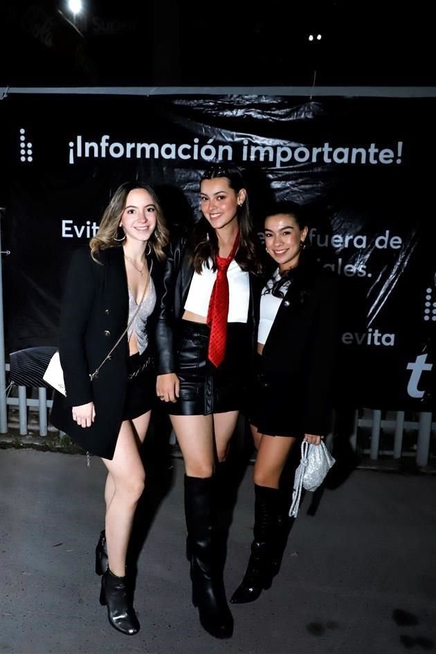 Valeria Cuervo, Ana Sofía Treviño y Regina Zulaica