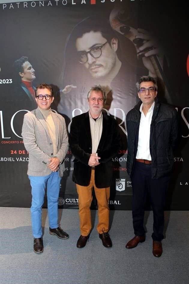 Alejandro Padilla, Guillaume Pierre y José Manuel Blanco