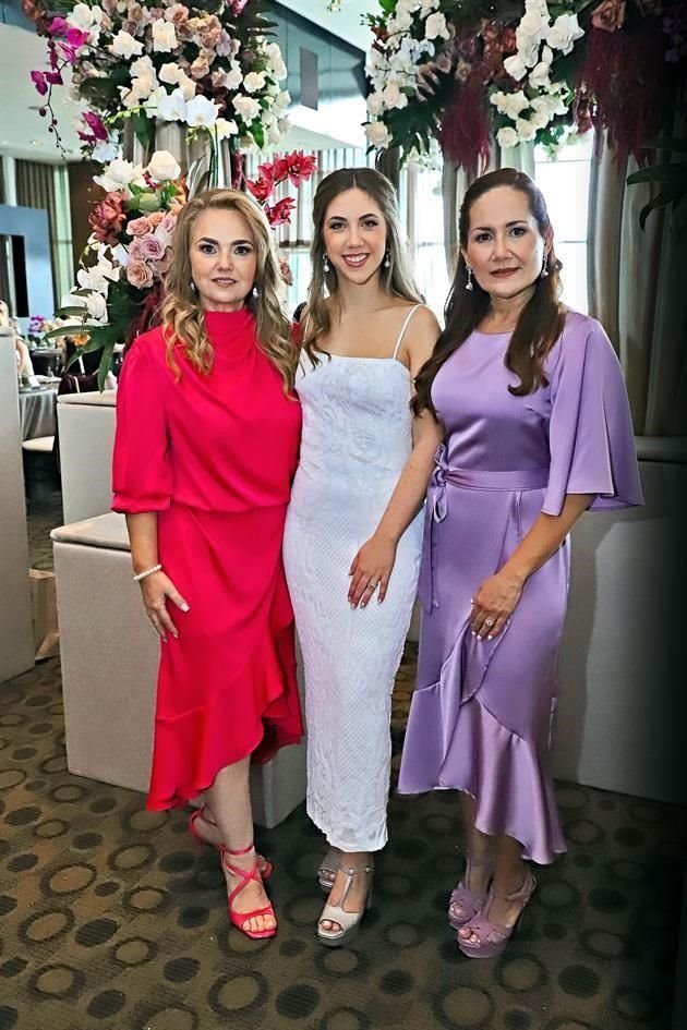 Idalia Garza de Elizondo, Mariana Elizondo Garza y Malena Martínez de Alejandro