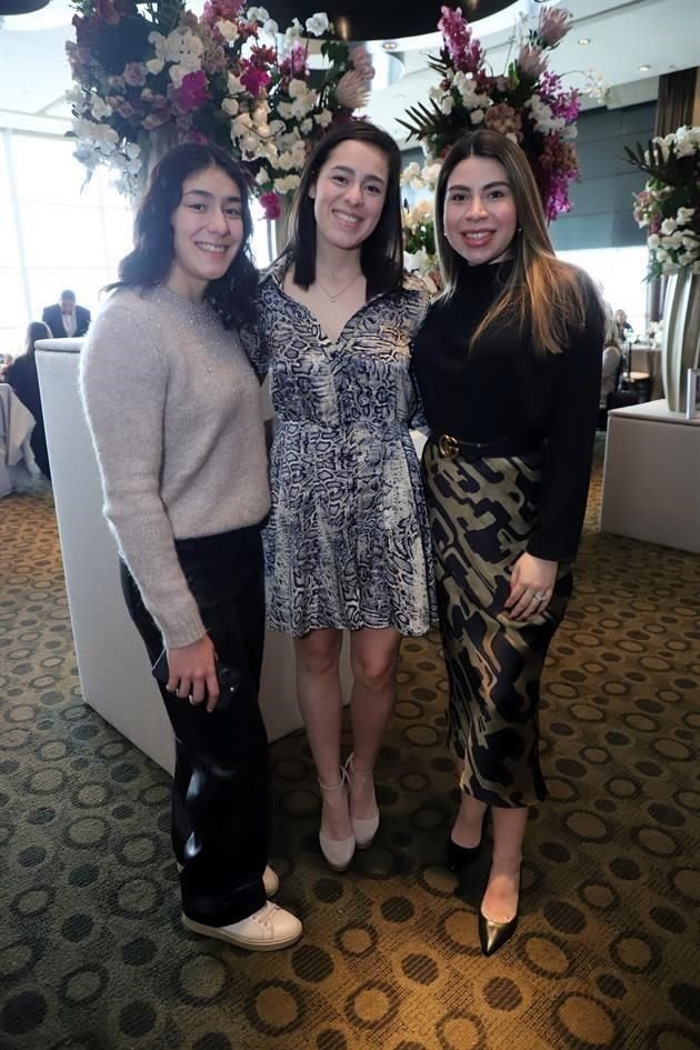 Andrea Pirsch, Mariel Pirsch y Katia Samaniego