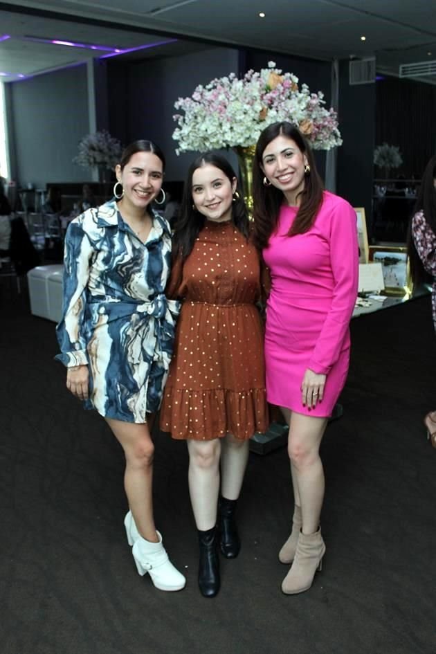 Dayana Charles, Andrea Salinas y Daniela Pruneda
