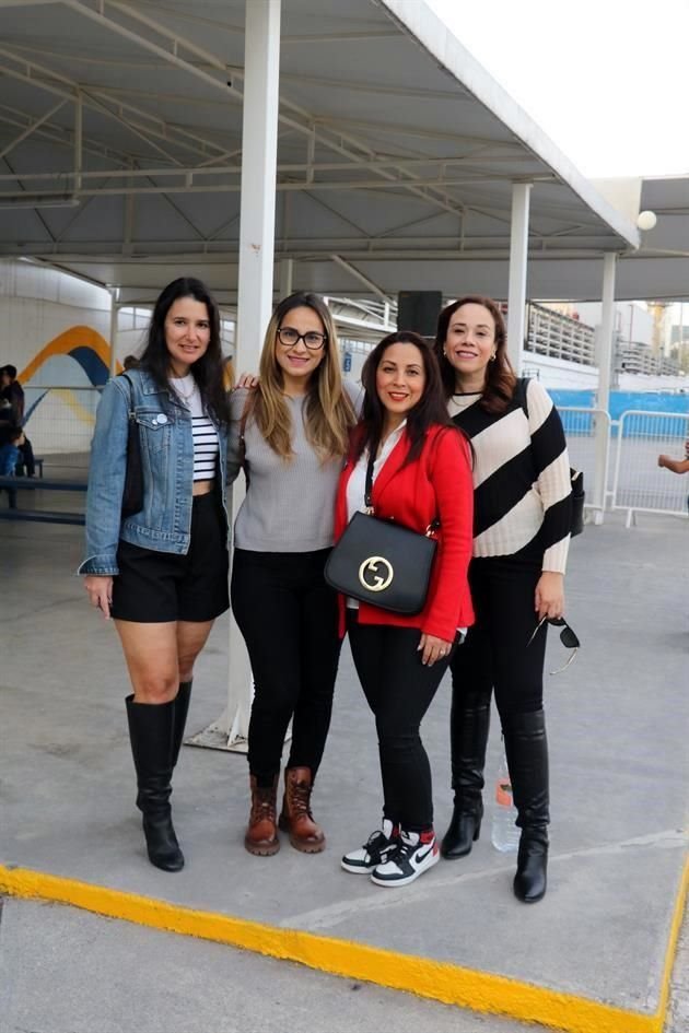 Ale Solís, Silvia Rico, Mayra Leal y Mayte Cárdenas