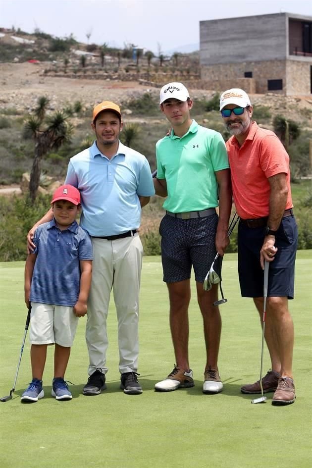 Sebastián Abis, César Abis, Francisco Montalvo Jr. y Francisco Montalvo