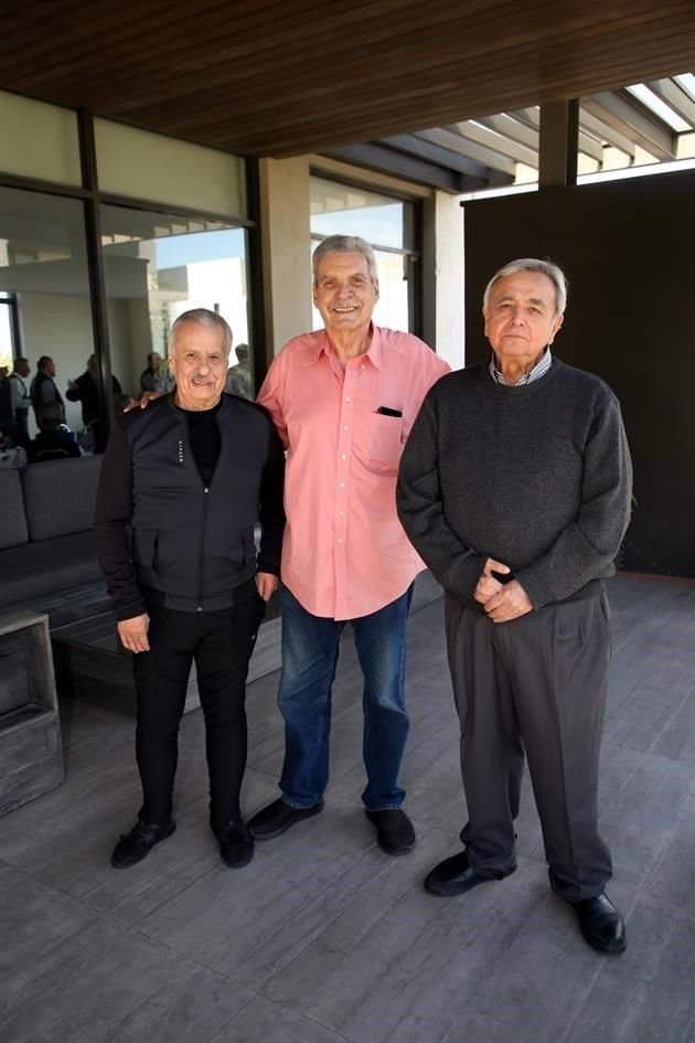 Arturo Ortiz, Guillermo Espinoza e Ignacio Zamacona