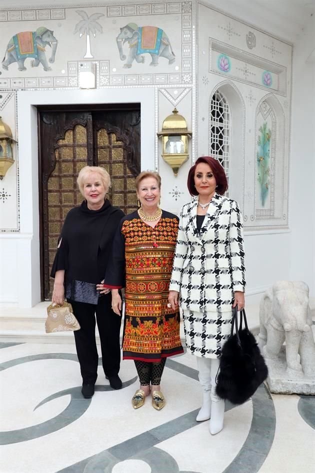 Blanca Alicia Margáin de Salinas, Alejandra Sada y Amalia Lozano de Maiz