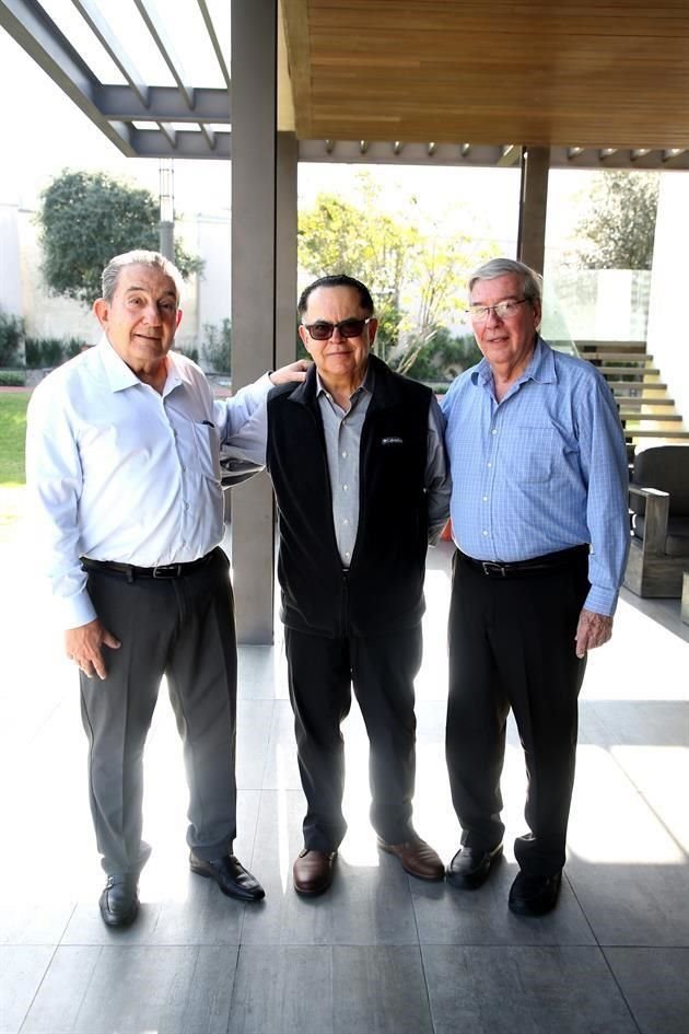 Ricardo Junco, Jesús González y Jorge Ortiz<br>