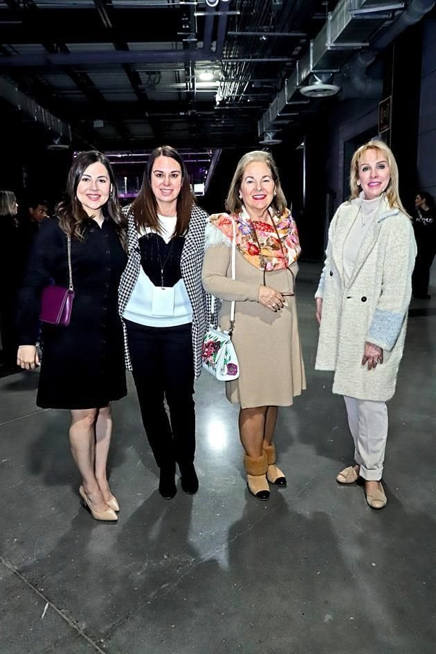 Luisa Gutiérrez, Cecy Silva, Liliana Melo de Sada y Lorena Zorrilla