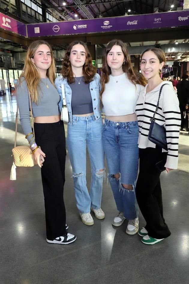 Valeria Siller, Tania Valdés, Fabiana González y Valeria Guerra