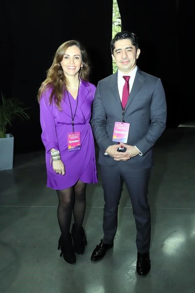 Gaby de la Torre y Alfonso Malpica