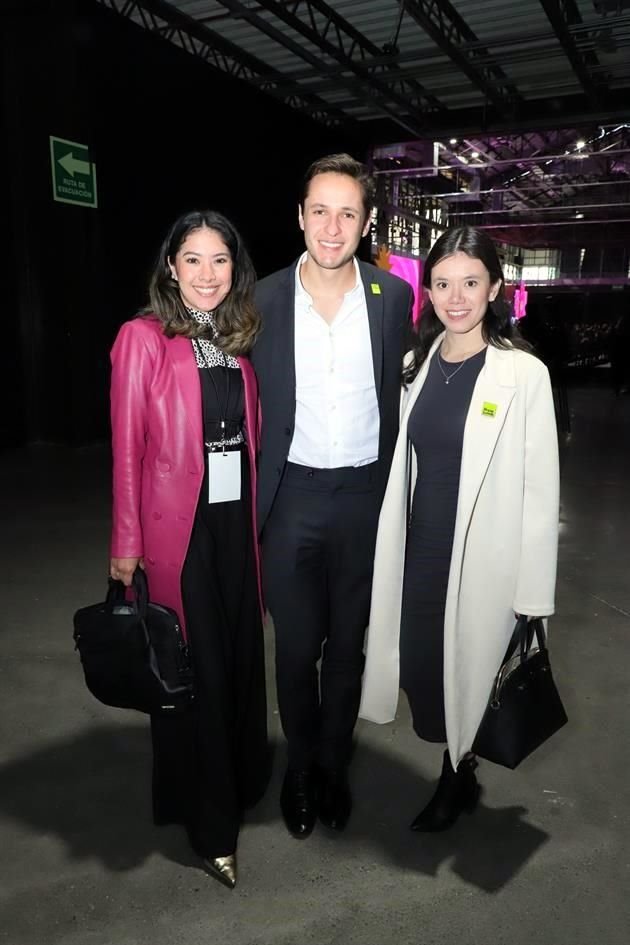 Fernanda Serrano, Andrés Peña y Ana García Morino