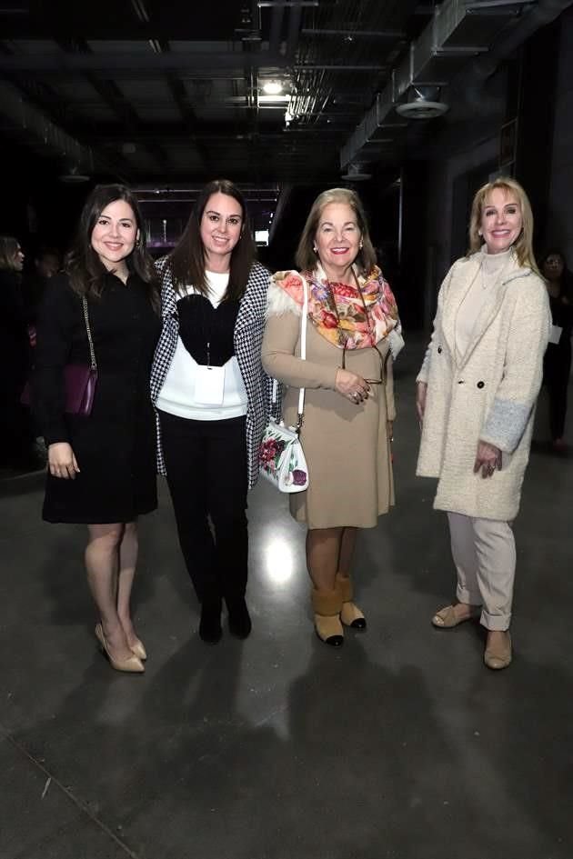 Luisa Gutiérrez, Cecy Silva, Liliana Melo de Sada y Lorena Zorrilla