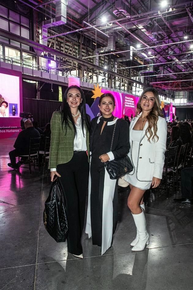 Jasive Fernández, Zaira Zepeda y Fabiola Ortiz