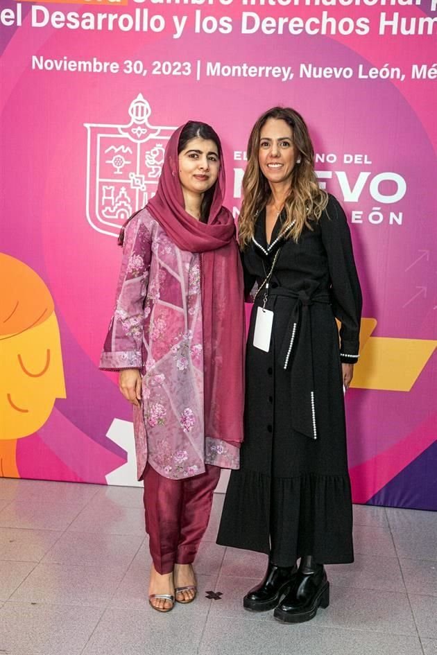 Malala Yousafzai y Ana Lía Téllez