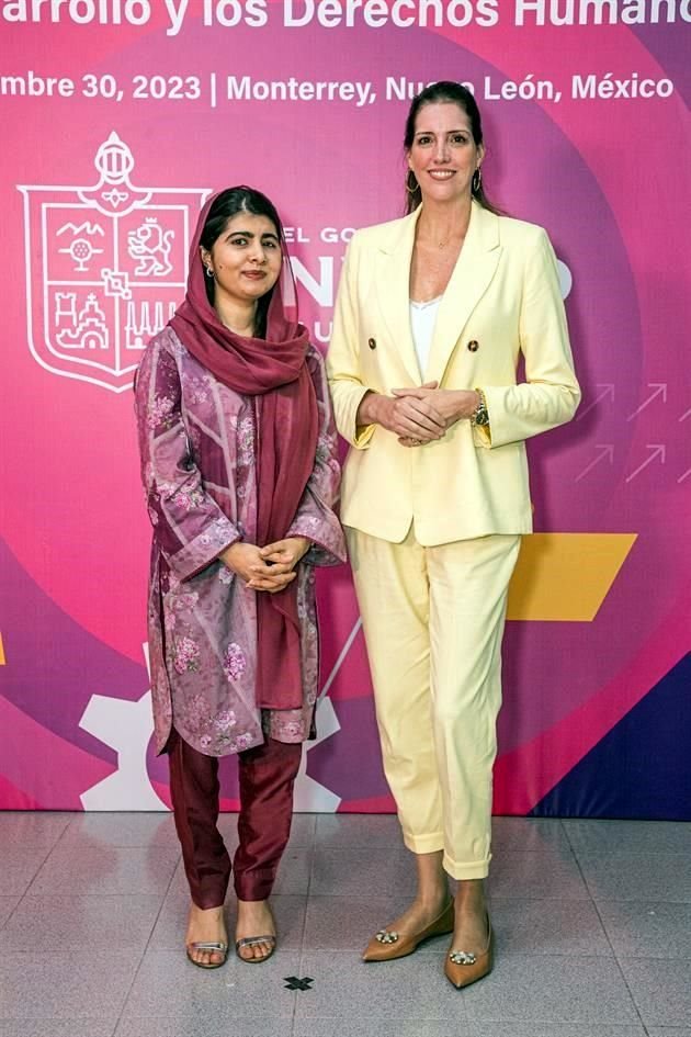 Malala Yousafzai y Luciana Herrmann