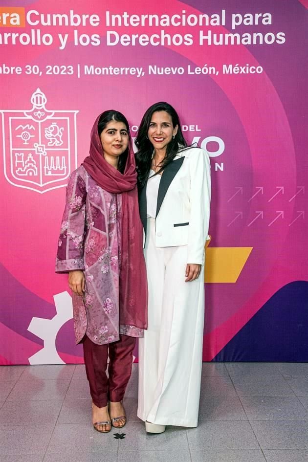 Malala Yousafzai y Luisa Alejandra Gándara Fernández