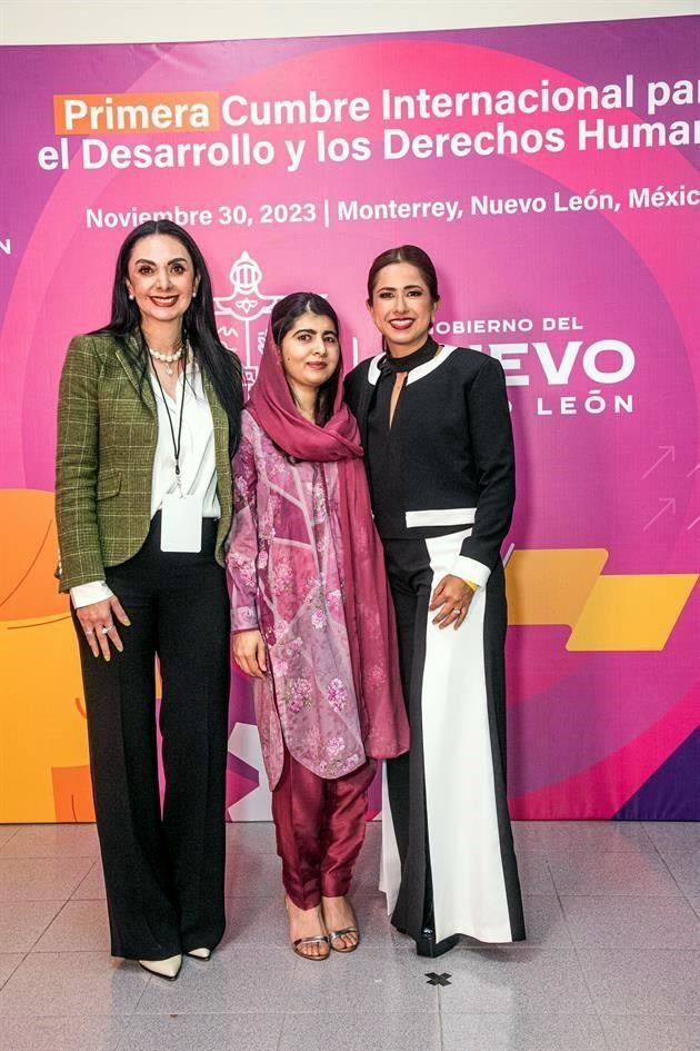 Jasive Fernández, Malala Yousafzai y Zaira Zepeda