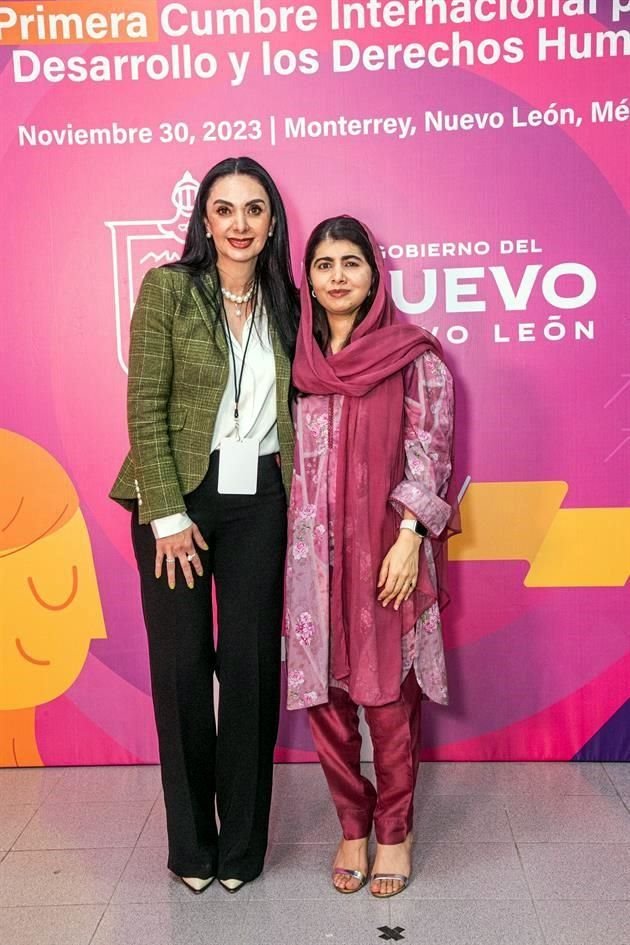 Jasive Fernández y Malala Yousafzai