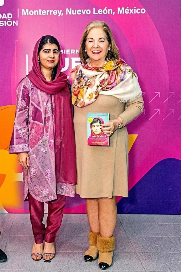 Malala Yousafzai y Liliana Melo de Sada