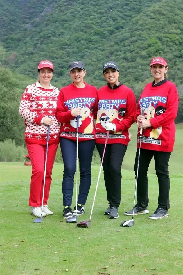 Martha Serrato de Yesaki, Karina Montemayor de Cazarín, Karla Fernández de Treviño y Adriana Treviño de López