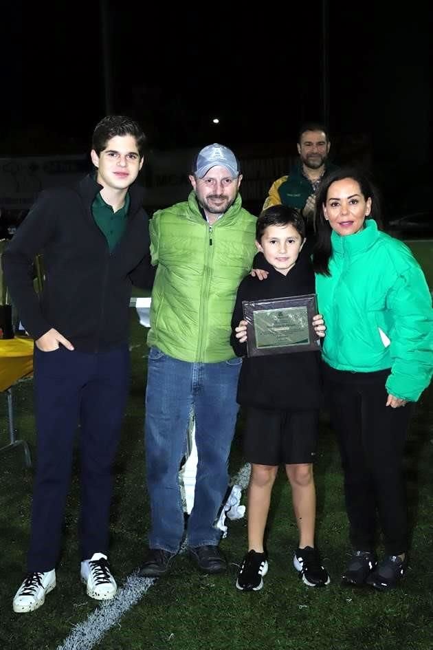 Javier Bermea, Alfredo Lazo, Eugenia Maldonado y Andrés Lazo Maldonado