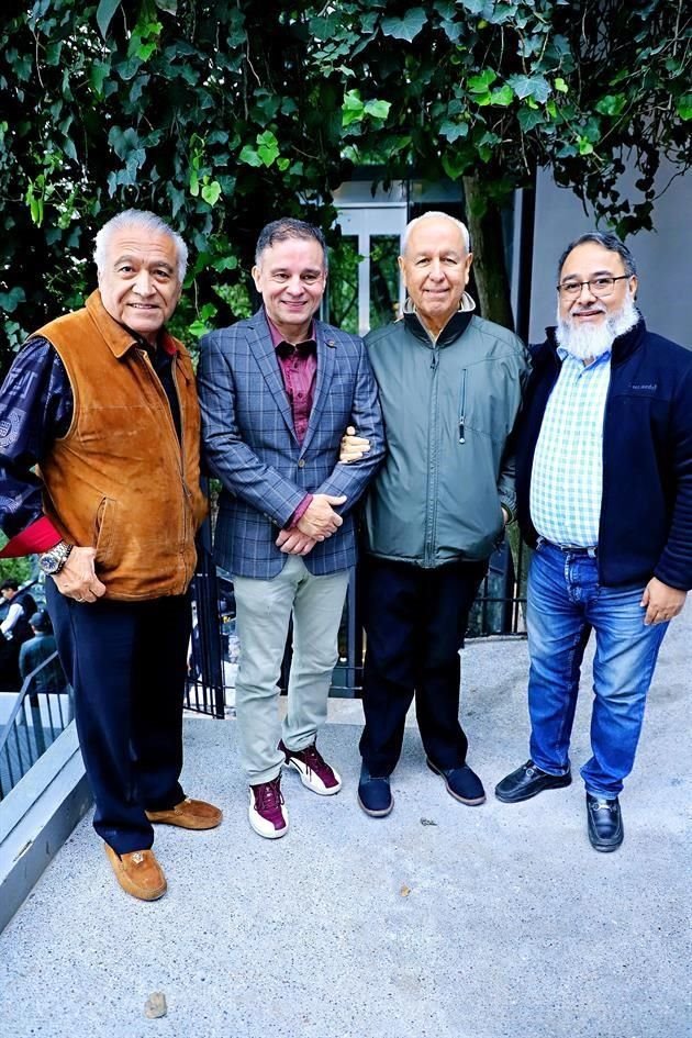 Fernando Castillo, Eloy Garza, Javier Doria y Jesús Morquecho