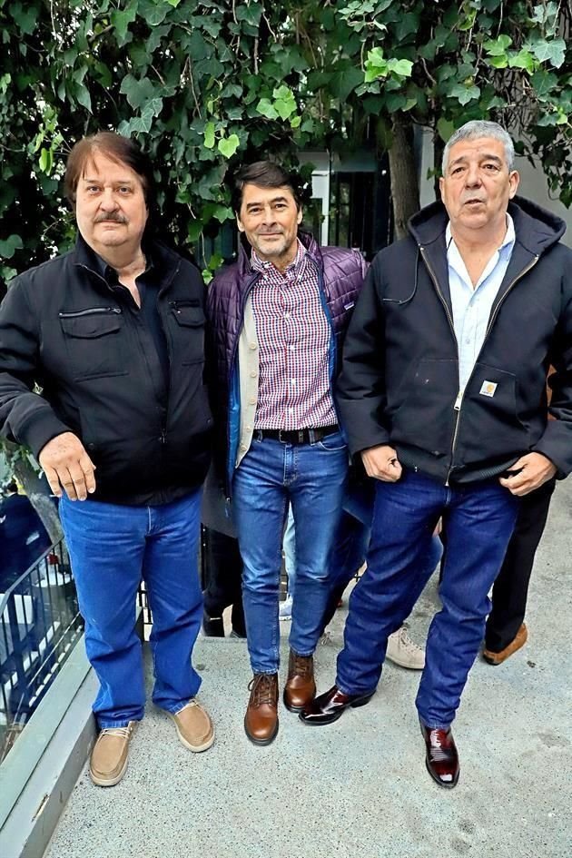 Rogelio Treviño, Eduardo Polín y Víctor de los Santos