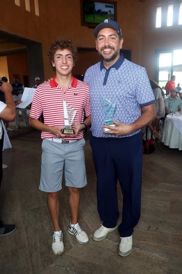 Mauricio Noriega y Pedro Noriega, ganadores de la 1 categoría Neto