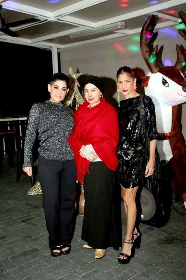 Ale Álvarez, Norma Adame y Sandra de la Garza