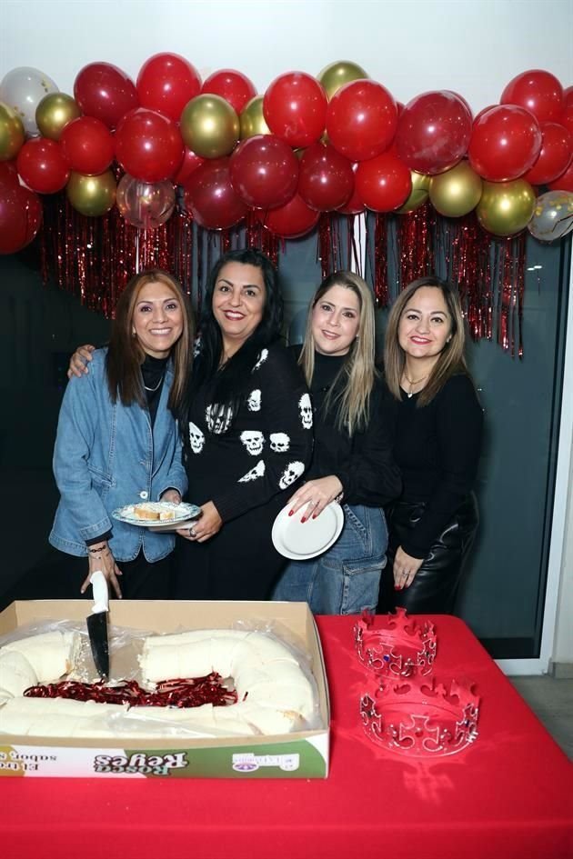 Nora Lara, Mahyra Velázquez, Mague Garza, Mague Garza y Betty Leal