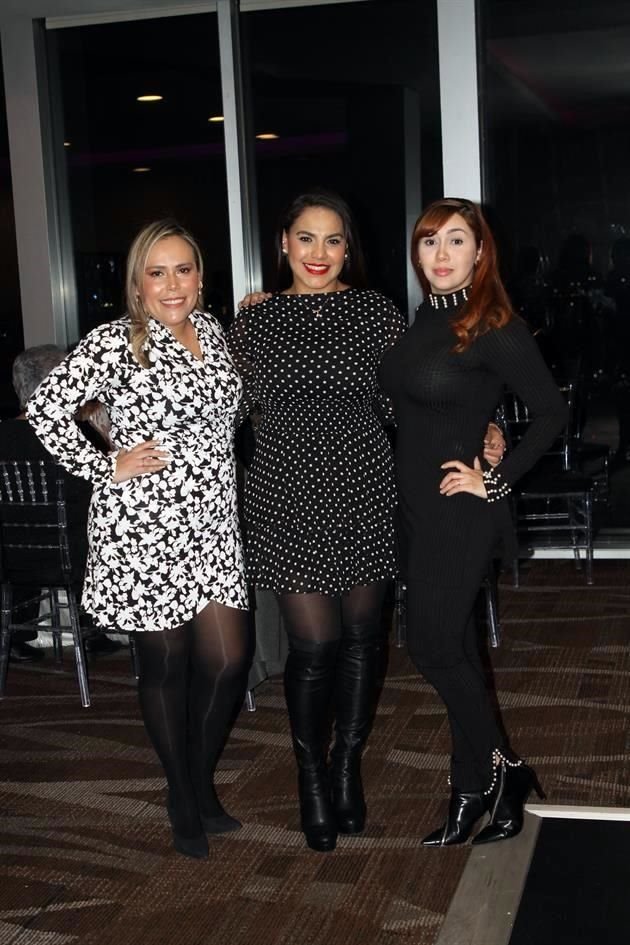 Melina Morquecho, Kathya Cantú y María Gioretti Cepeda