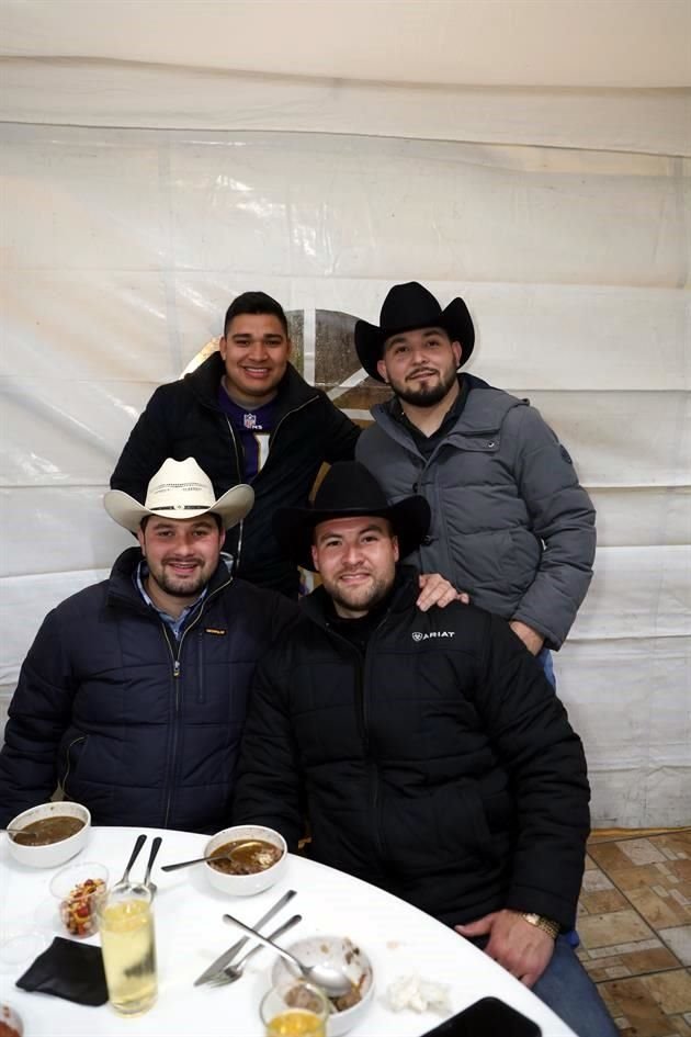 Gerardo Garza, Ángel Mauricio, Eduardo Guajardo y Gerardo Elizondo