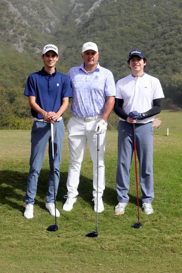 Emilio Amescua, Sergio Béjar y Gonzalo Salcedo